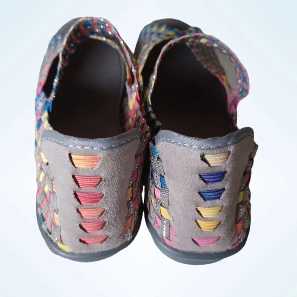 Nwt Bernie Mev Multicolor Wedges Shoes Sz 10